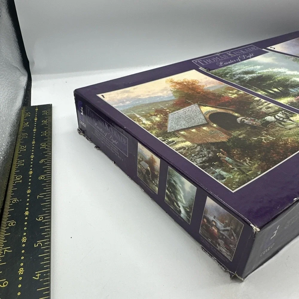 Thomas Kinkade Deluxe Puzzle Set of 3 Used‎ 500 Pieces 20